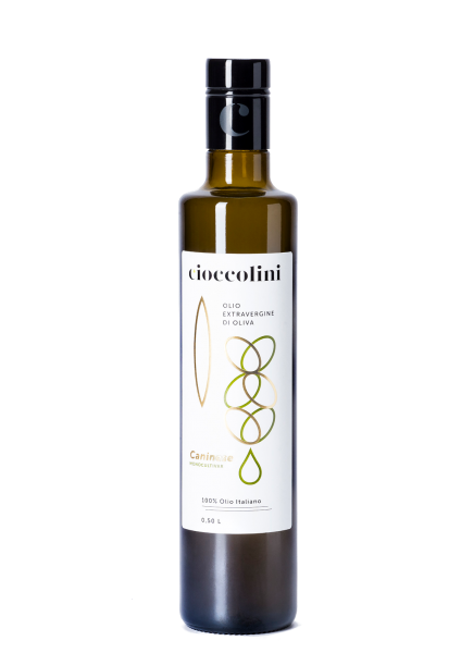 Bottiglia 0,50 Lt Olio Extravergine di oliva monocultivar caninese